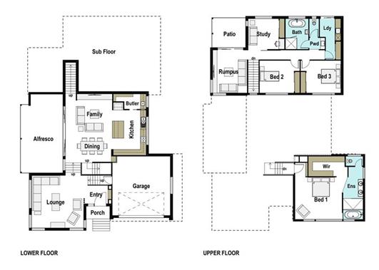 House Design Floor Plan Sierra 365