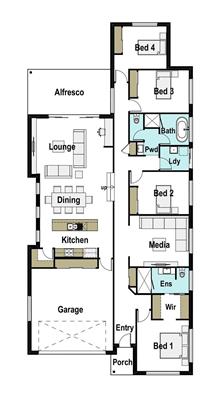 House Design Floor Plan Alton 250
