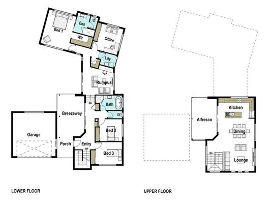 House Design Floor Plan Diamond Beach 260