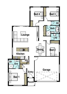 House Design Floor Plan Horizon 190