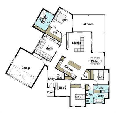 Acreage with Elevated Views floor plan - Lot 45, Mount Rascal Road, Hodgsonvale, 4350