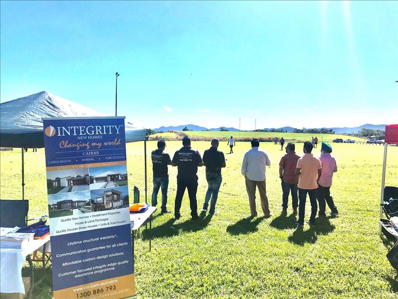supporting local cricket club Innisfail Thunder cricket club 