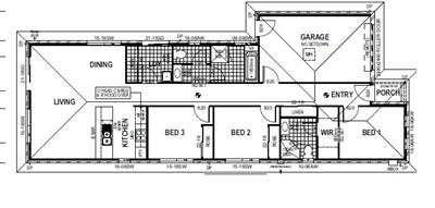 1 under contract - two remaining in Morphett Vale floor plan - Lot 3, 67 Booth Avenue, Morphett Vale, 5165