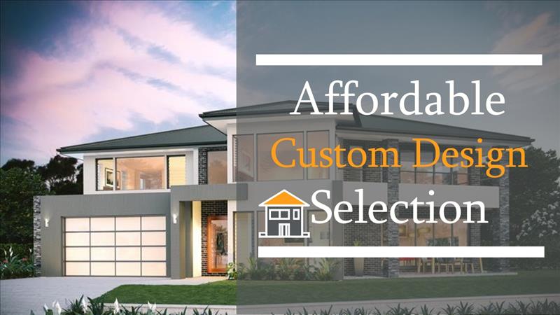 Affordably Custom Design Your New Home