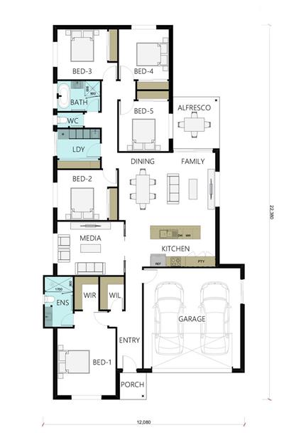 Rosie 210 Classic floor plan - 771 Patriot Cres 'Pinnacle Estate', Winter Valley, 3358