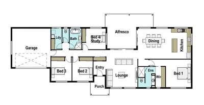 Genesis 245 F1 floor plan - 114 Millbrook Rd "Ballaway Estate", Bonshaw , 3352