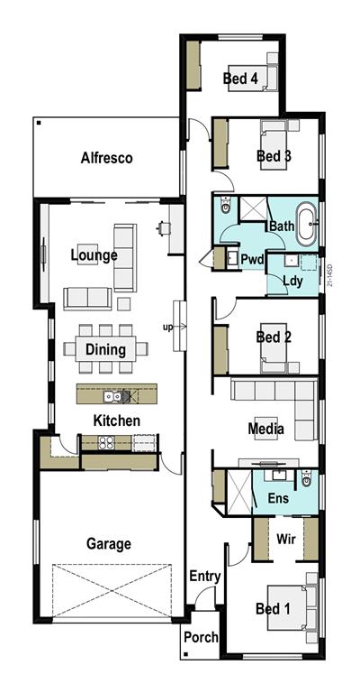 NEW HOUSE AND LAND PACKAGE 20231051761 floor plan - Lot 110, 39 Howard Court , Kyogle, 2474