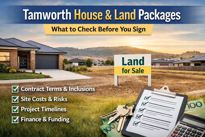 Tamworth House and Land Packages: What to Check Before You Sign (2026)