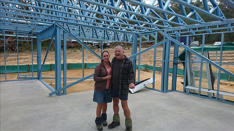 GRAFTON CLIENTS EXCITED WITH THE PROGRESS OF THEIR NEW HOME!