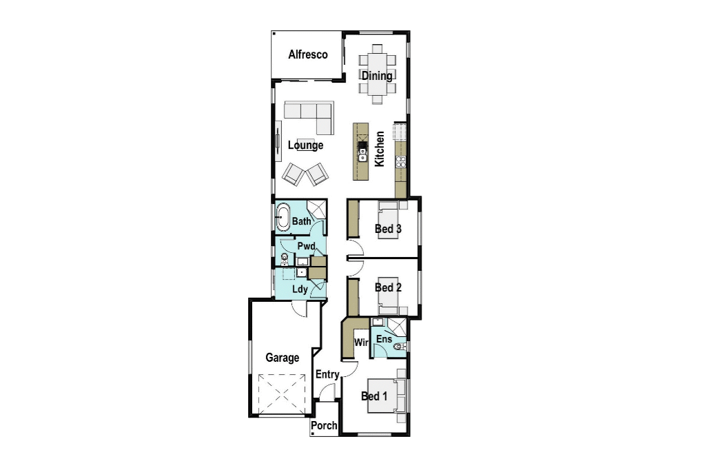 Calderwood Display Home Floor plan