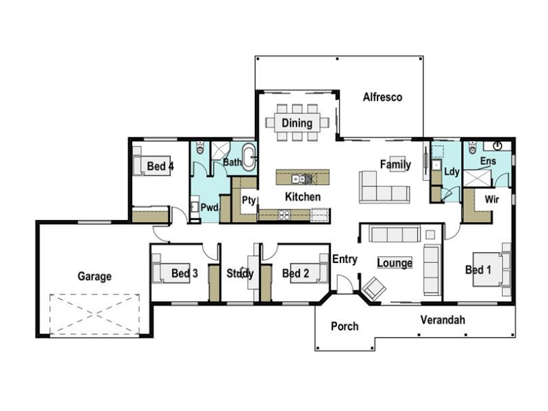 Modified Grand 270 Floor Plan