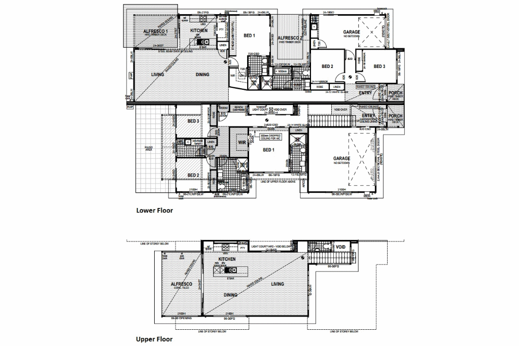 Hunter Valley Custom Duplex Floor Plan
