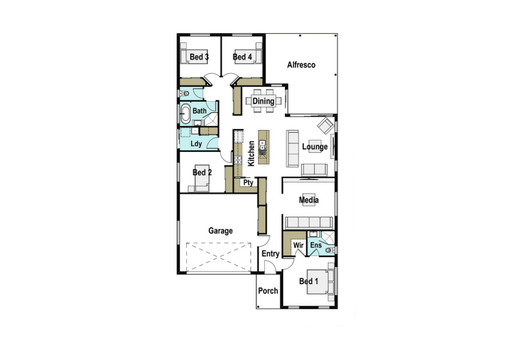 Presence 220 Floor Plan