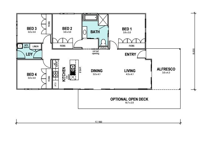 SEASIDE 183 Floor Plan