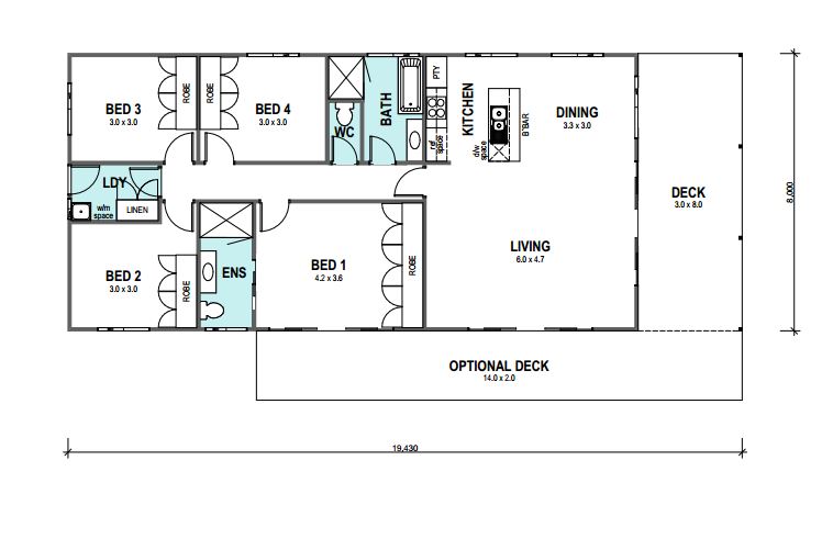 SEASIDE 124 Floor Plan