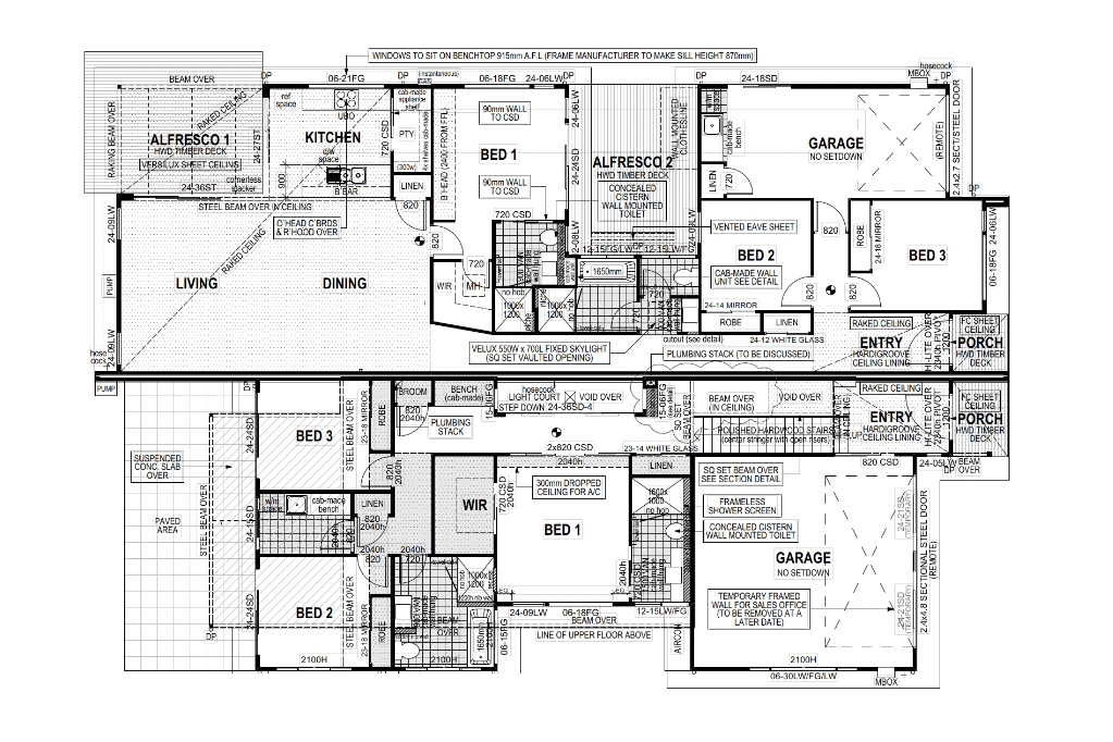 Thornton Duplex Joined Properties Floor Plan