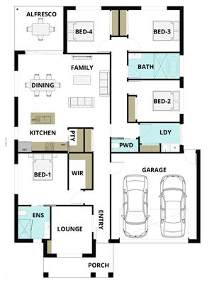 House Design Floor Plan Chelsea 210