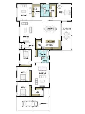 House Design Floor Plan Jardine 335