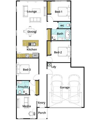 House Design Floor Plan Cotter 155
