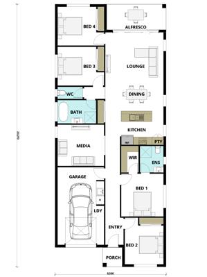 House Design Floor Plan Cotter 165