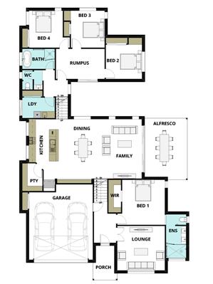 House Design Floor Plan Paterson 270
