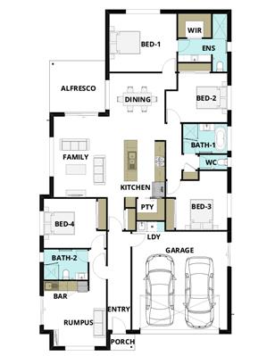 House Design Floor Plan Namoi 215