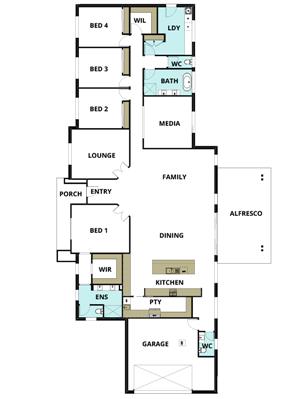House Design Floor Plan Jamieson 390