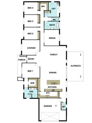 House Design Floor Plan Jamieson 390