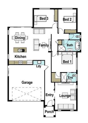 House Design Floor Plan Bowen 175
