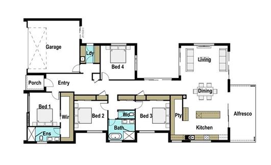 House Design Floor Plan Next Wave 275