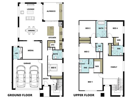 House Design Floor Plan Goulburn 305