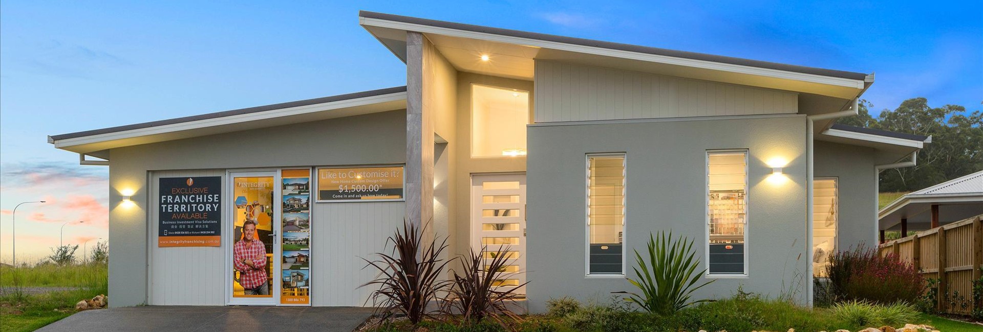 Display homes in NSW, QLD, VIC and SA Integrity New Homes