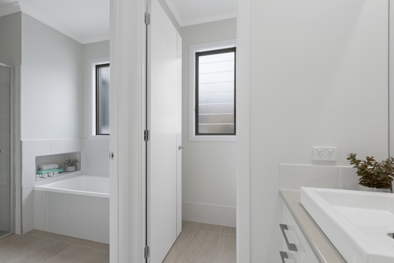 Home Design Internal. Bathroom. 1 storey duplex.