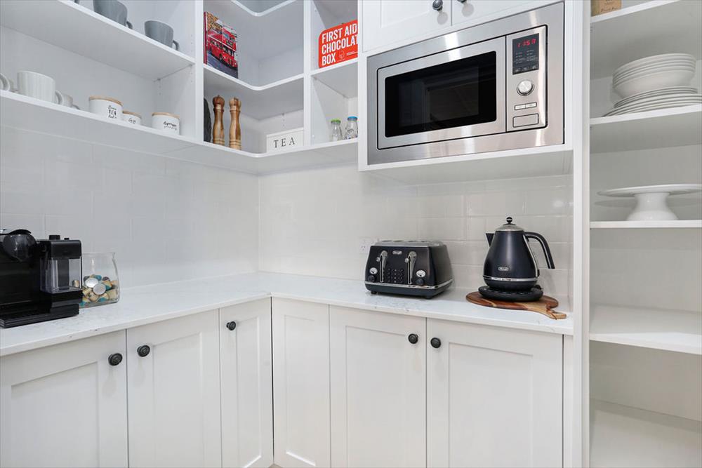Home Design Internal. Kitchen. Pantry Shelf.