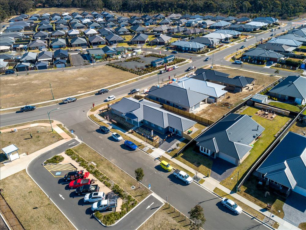 Home Design External. Bird's eye view. Site Surroundings.