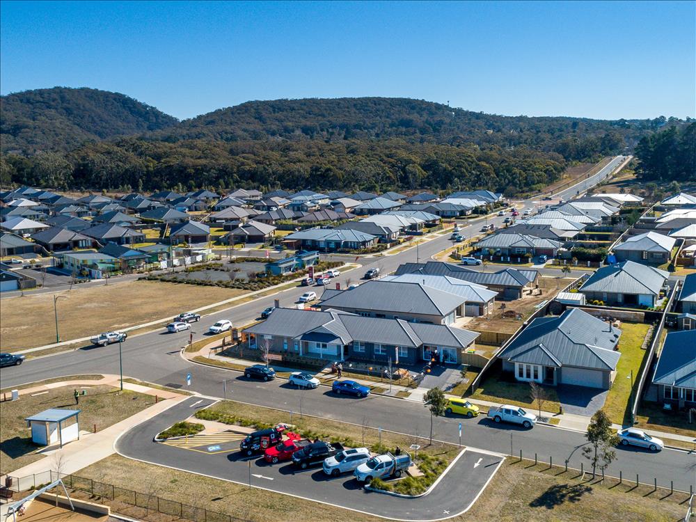 Home Design External. Bird's eye view. Site Surrounding.