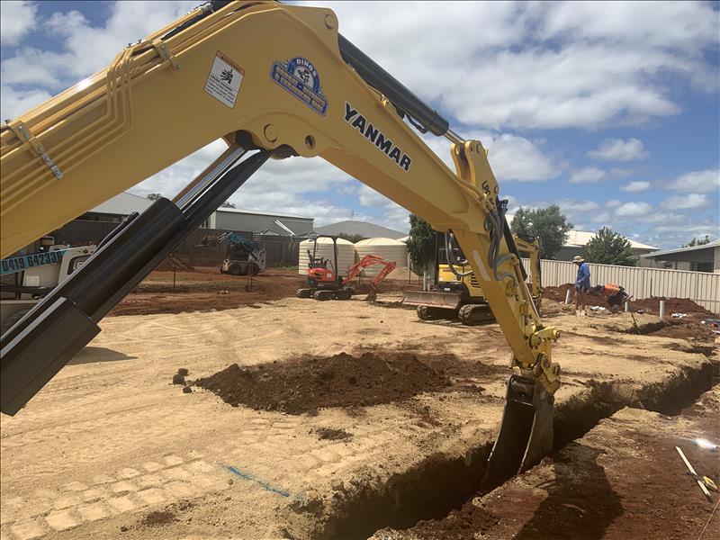 Groundwork underway. 