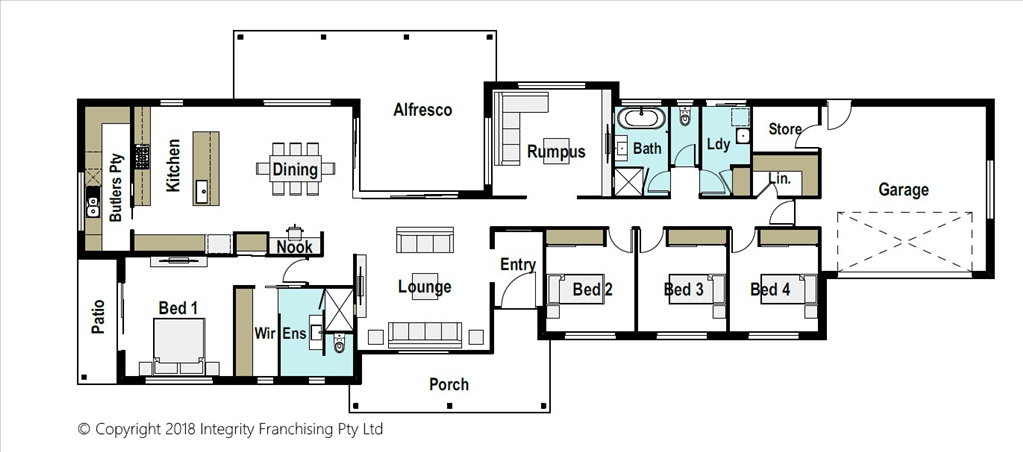 Renwick Display Home Floor Plan