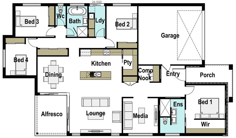 Spacious Four Bedroom Home! 20229715561 Integrity New Homes House And Land