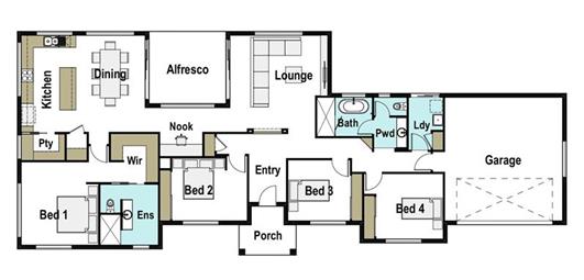 34 George Cutter Avenue, Renwick floor plan - Lot 61, 34 George Cutter Avenue, Renwick, 2575