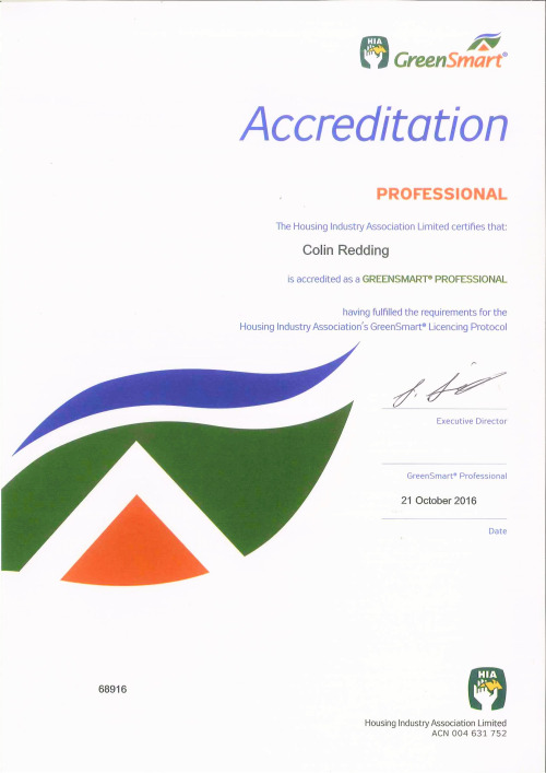 We Are Now Accredited as a GREENSMART PROFESSIONALLast week our