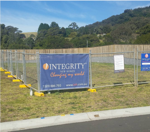 Site cuts happening this week at Integrity New Homes South