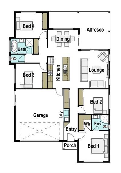 Offering the Central Coast Lifestyle for as Little as $939,000 floor plan - Lot 14, Dhurali Avenue , WARNERVALE, 2259