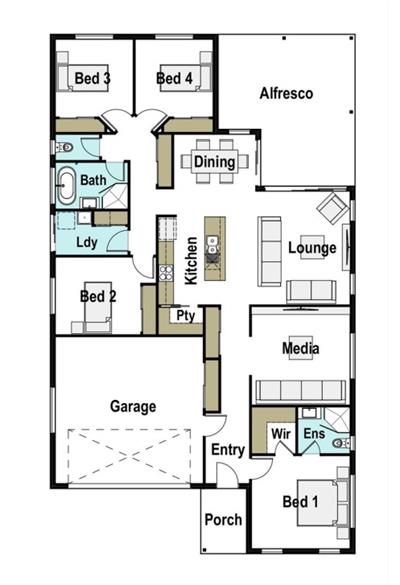 Have Your Own Home in Ratcliffe starting from $913,100 floor plan - Lot 1020, Ackland Way, WYEE, 2259