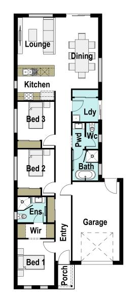 A Great Buy forf Investors in Kanooka Estate Starting From $709,000 floor plan - Lot 426, Silvergum Circuit, Edgeworth, 2285