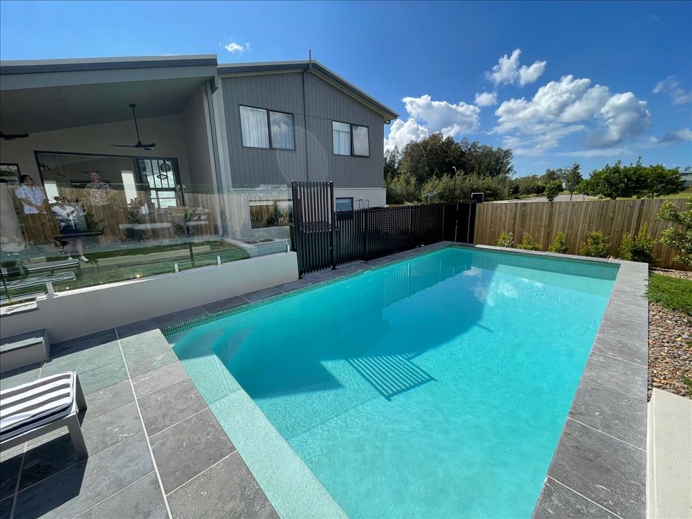 Split Level Pool Ideas Photo Gallery Custom Split Level Home with Pool | Integrity New Homes ...