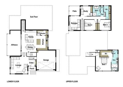Sireea 365 Steep site floor plan - Lot 121, 120 Pakenham Rd, Pakenham , 3810