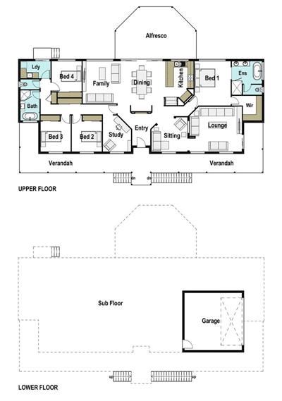 Charlton 350 Steep Site floor plan - Lot 225, 120-150 Pakenham Rd, Pakenham, 3810