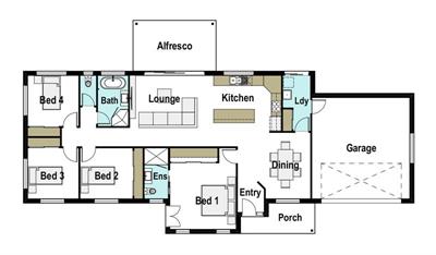 Quirindi 200 Slope site floor plan - Lot 215, 120-150 Pakenham Rd, Pakenham, 3810