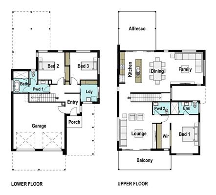 House Design Floor Plan Lakeview 275